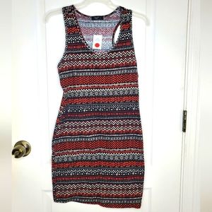 Bodycon Tribal Print Dress